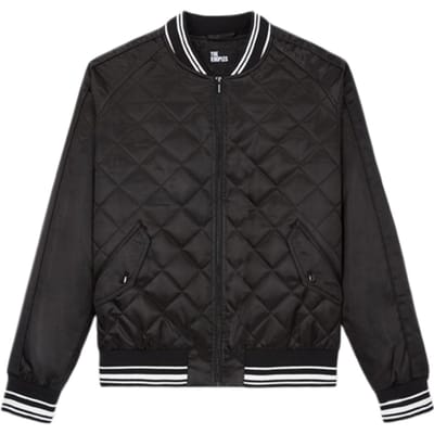 The Kooples Tiger Embroidered Bomber Black Maat: XS | Bomberjacks Outlet | Heren | Zwart