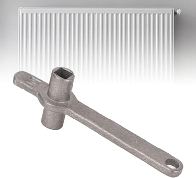 Radiator Ontluchtingssleutel - Ontluchtingshandgreep Ventielsleutel - Radiatoren Ontluchten - Universele Compatibiliteit - 5x5 Mm - Zilver