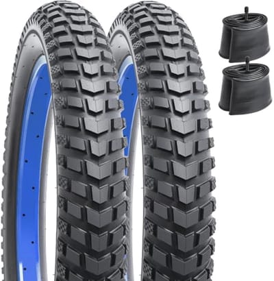 2 Pack Mountainbike Banden 20 inch - Fietsbuizen Compatibel met 20 x 3.0