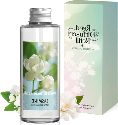Luchtverfrisser navulling 200 ml - Jasmijn geur - Langdurige geurverspreiding - Voor een aangename sfeer - ShopVlot