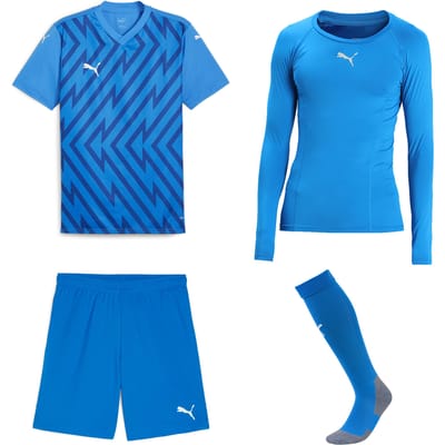 Puma Team Glory Keeperstenue Blue - Keepershandschoenen - Maat 152