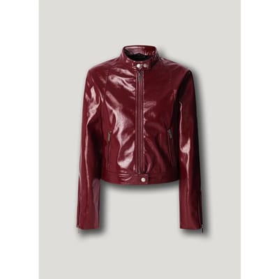 Leren jas voor vrouwen Pepe Jeans Ruby