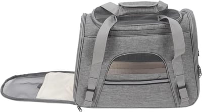 Dierendraagtas - Reisrugzak - Veilig Vervoer - Ruimtecapsule Stijl - 67 x 41 x 10 cm - Grijs