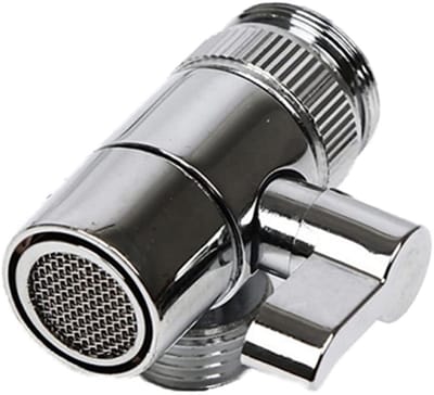 Dailygoods - 3-weg douche-omzetter - Doucheaccessoire - Kunststof - Douchekopadapter - Badkraan omvormer - Geschikt voor wastafelkraan