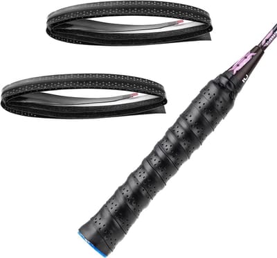 KARZO 2 stuks Universeel Overgrip Badminton Gripband Tennisracket Voorgesneden Tennis Gripband Anti-Rutsch Badmintonracket Zelfklevend Sportaccessoires voor Squashrackets