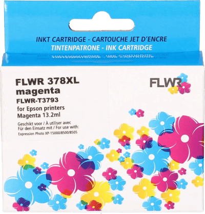 FLWR - Inktcartridge / 378XL / Magenta - Geschikt voor Epson