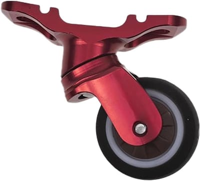 Vouwfiets Wiel - Spatbord Caster - Stadsverkeer Manoeuvreren - Stille All Direction - 32mm - Rood