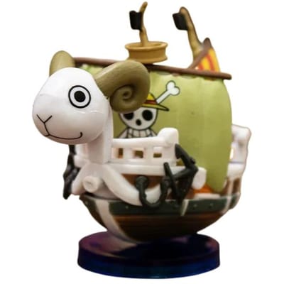 One Piece 7cm Schip Anime Figuur Luffy Model Super Schattig Mini Boot THOUSAND SUNNY Going Merry Gemonteerd Actiefiguur Speelgoed Fans Cadeau