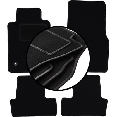 Complete set veloursmatten voor: Ford Mustang MK5 coupé (2004-2014)