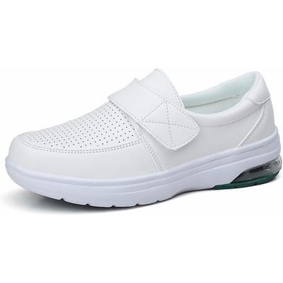 Dames Sneakers Verpleegkundige Klompen Zomer Verpleegkundige Schoenen Vrouwelijk Gezondheid Werk Plat Antislip Zacht Ziekenhuis 39 white