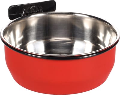 Flamingo Avaro - Eet- En Drinkpot Knaagdier;vogel - Eet- Drinkpot Avaro Moer 15cm Rood/ Zwart 880ml - 1st - 131034 - 1st