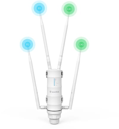 Vedder House - Wifi router - Wifi versterker - Wfi range extender - Netwerk - Geschikt voor buiten