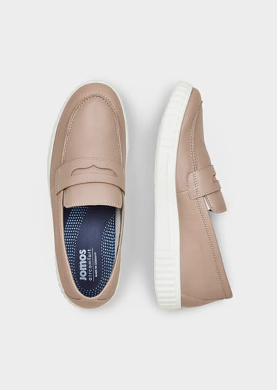 Schoenen van zacht leer - rosé - Gr. 36 van Goldner Fashion