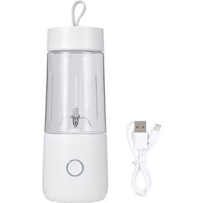 350ml Draagbare Mini Fruitpers USB Juicemaker Blender Elektrische Juicebeker voor ThuisWit wit