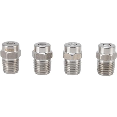 4 stuks Schroefdraadmondstukken 22mm 304 Roestvrij Staal G1/4 Buitendraad Hogedrukreiniger Accessoires