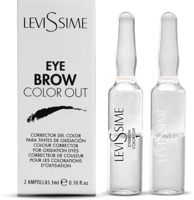 2-fasen kleurcorrectie wenkbrauwen 2 ampullen Levissime 6 ml