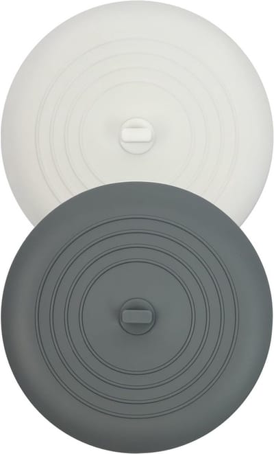 Universele 15 cm Siliconen Afvoer Stop voor Bad, Keuken en Wasmachine - 2 Stuks