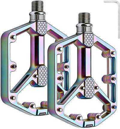 Dailygoods- Fietspedalen Antislip - Aluminium MTB-pedalen - 9/16 Inch - Duurzaam - Lichtgewicht - Eenvoudige Installatie - Fietsaccessoires