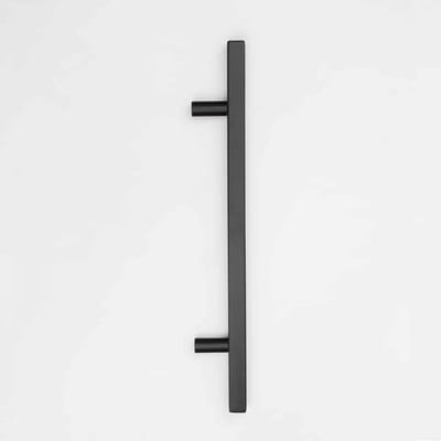 Deurgreep Krystle - zwart - 192 mm