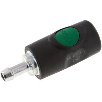 Composiet materiaal DN 7.4 Safety Luchtkoppeling Snelkoppeling met Drukknop 9 mm Slangpilaar