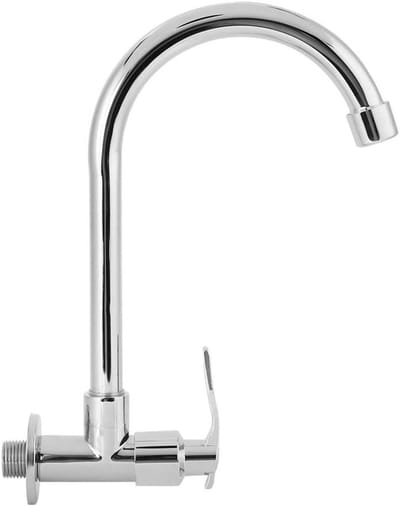Wandmontage Kraan - Enkele Koude Kraan voor Aanrecht - Wasserij Utility Kranen - 1/2 inch - Zonder Slang