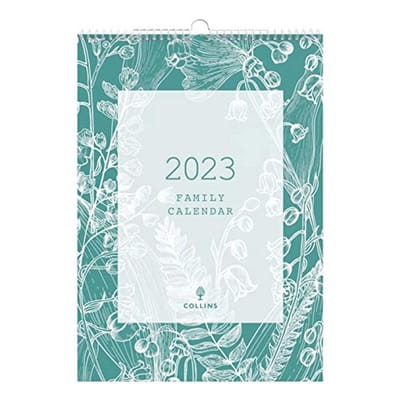 Familie Wandkalender A3 2023 - Wiro Gebonden met 5 Personen Kolommen