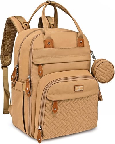 Luiertas Rugzak met Verschoonmat - Grote Waterdichte Babyluier Tas voor Mama en Papa