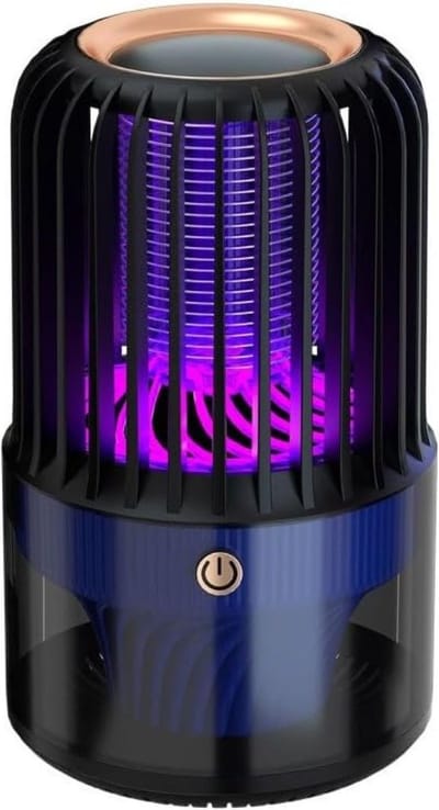 MKSS® Muggenvanger Elektrisch - Muggenlamp voor Binnen en Buiten - Muggenstekker met Filter - 4500V - Zwart