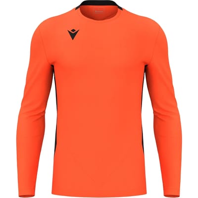 Macron Argo Keepershirt Lange Mouw Kinderen - Oranje / Zwart | Maat: 7-8 Y