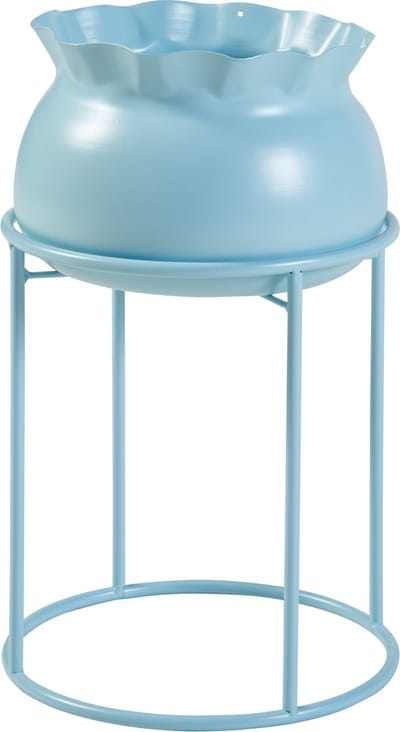 Plantenstandaard Assen 38x23,5 cm lichtblauw [en.casa]