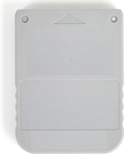 Memory Card / Geheugenkaart geschikt voor Playstation 1 en PS One - 1MB - Grijs - Geschikt voor PS1 / PSone