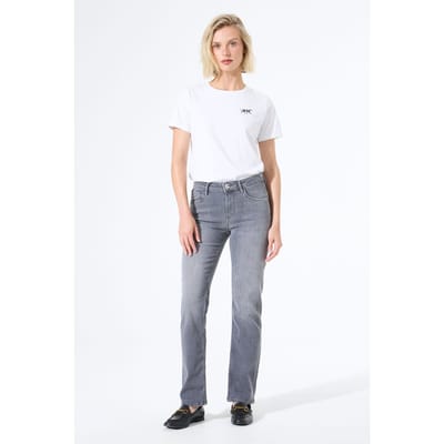 Garcia Celia Pants Denim Medium Used Maat: W25L30 | Straight Broeken Outlet | Dames | Grijs