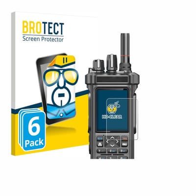 BROTECT - Screenprotector voor Radtel RT-950 Pro - Folie Beschermfolie transparant 6 Stuks