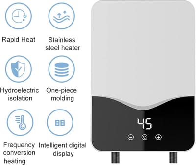 Elektrische Mini Doorstroomboiler 5500W/7000W - Direct Warm Water voor Keuken en Douche