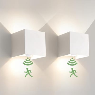 LED Wandlamp Binnen met Bewegingssensor en Verstelbare Stralingshoek 4000K