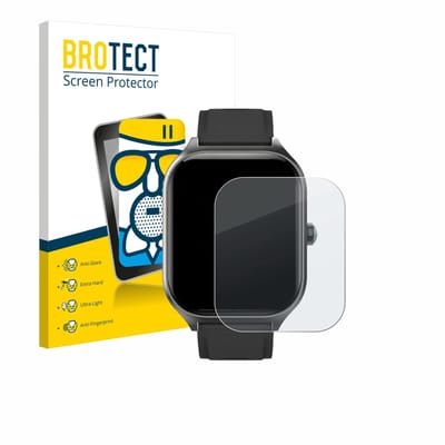 BROTECT - Screenprotector voor FORRLITE Smartwatch 2.01" - Folie Beschermfolie Beschermglas matte