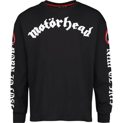 Motörhead Shirt met lange mouwen - EMP Signature Collection - Oversize - S tot 3XL - voor Mannen - zwart