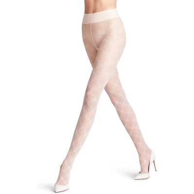 FALKE High Waist Naked Grace 20 DEN transparent materiaal transparent 20 DEN Panty dames wit - maat M
