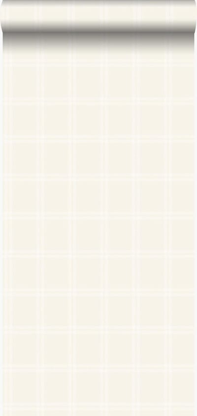 Origin Wallcoverings behang ruiten wit - 53 cm x 10.05 m - 346820