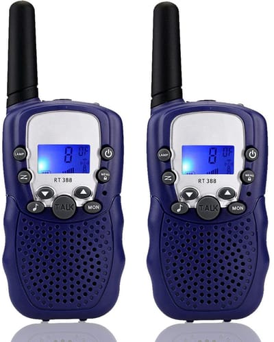MKSS® Walkie Talkie voor Kinderen - Portofoon - Compact voor Volwassenen - Donkerblauw
