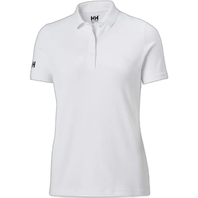 Helly Hansen Tech Crew Korte Mouw Poloshirt Wit L Vrouw