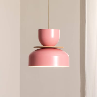 ALDEX Hanglamp Uto, roze, Ø 30 cm, metaal