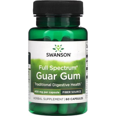 Volledig Spectrum Guargom, 400 mg, 60 capsules