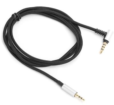 Dailygoody - Audio Kabel - 3.5 mm naar 2.5 mm - Voor Turtle Beach - 1m Zwart - Geluidsverbetering - PS4 - Gaming Accessoire