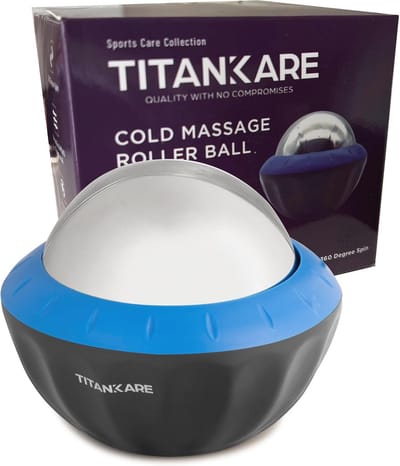 Diepe Weefselmassage Roller Bal - Roestvrijstalen Koude En Warme Massagetherapie Voor Spierherstel En Pijnverlichting