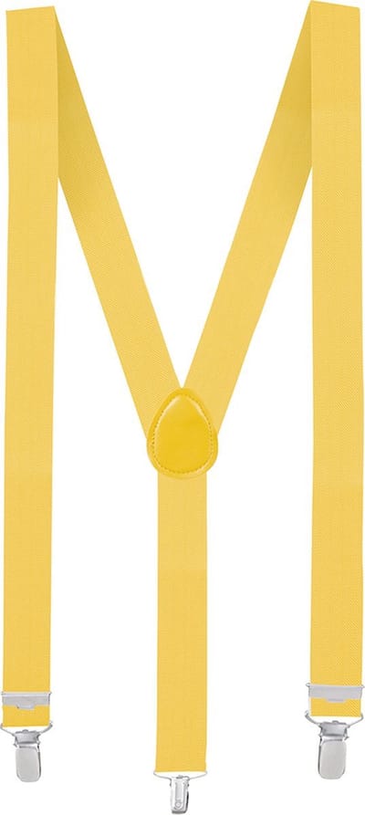 *** stijlvolle bretels voor mannen. Perfect voor business, bruiloften en feesten. Voeg een vleugje klasse toe aan je kantooroutfit met deze praktische en modieuze accessoire in opvallend geel. ***