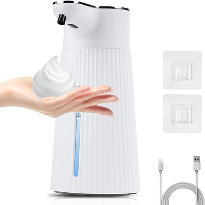 Automatische Zeepdispenser 400ml - Elektronische Schuimzeepdispenser met Sensor - Contactloze Wanddispenser voor Keuken en Badkamer