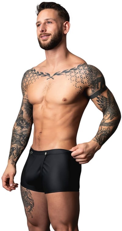 Male Power Sexy Snap Off Short - Zwart - Maat S