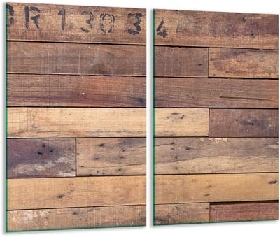 TMK ArtDeko - Glazen Snijplank - 30x52 cm - Beschermend Glas - Inductie Geschikt