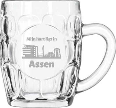 Gegraveerde Bierpul 55cl Assen